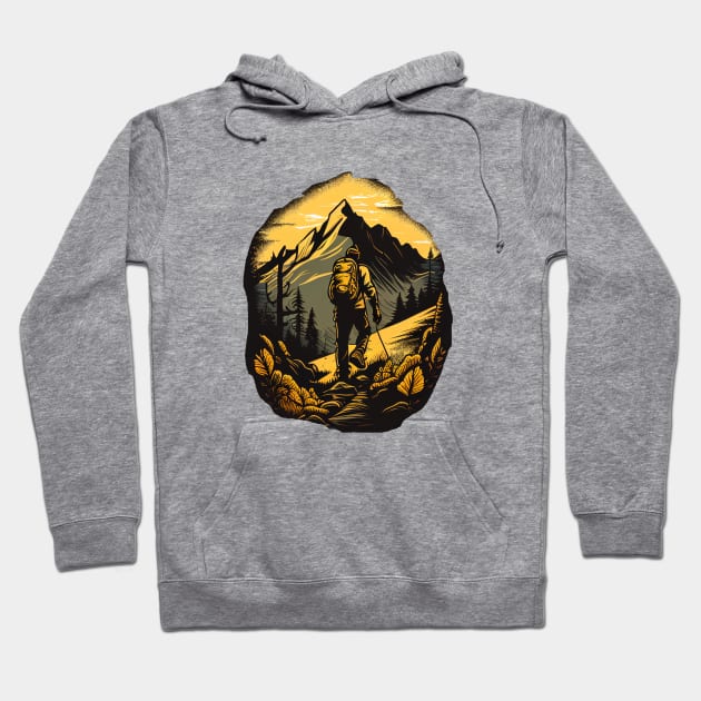 T-shirt for people who love the mountains nature Hoodie by Crazy.Prints.Store